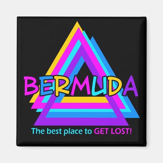 BERMUDA TRIANGLE magnet (Front)