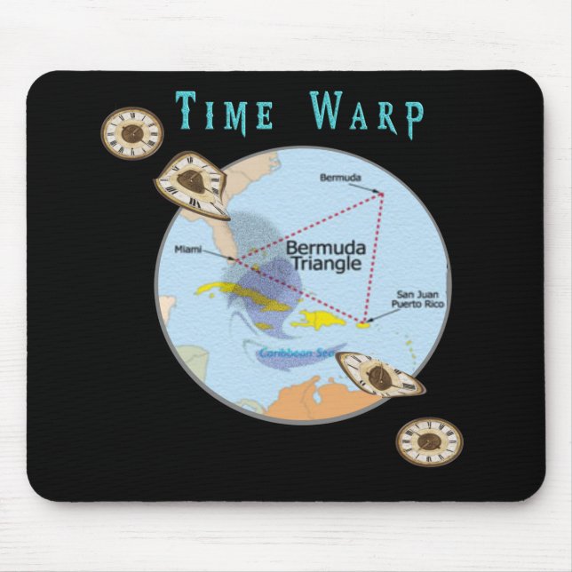 Bermuda Triangle Mouse Pad (Front)