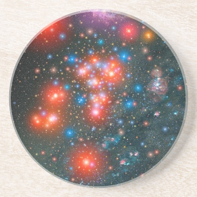 Bermuda Triangle of our Milky Way Galaxy Drink Coaster (Front)