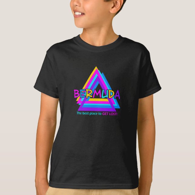 BERMUDA TRIANGLE shirt - choose style & color (Front)