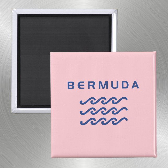 Bermuda Triple Ocean Waves Light-Color Magnet (Creator Uploaded)