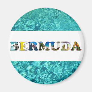 Bermuda Tropical Beach Blue Ocean Travel Photos Magnet