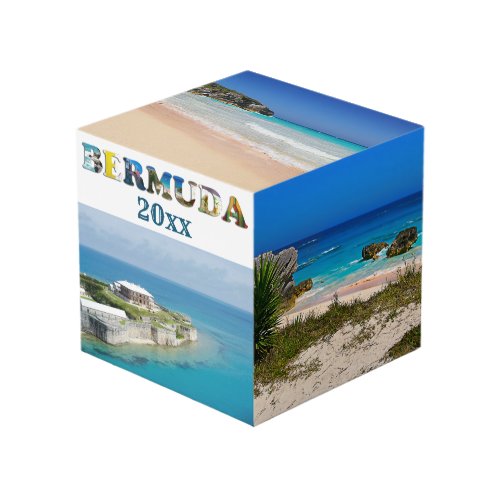 Bermuda Vacation Travel Photos Collage Cube