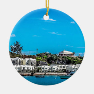 Bermuda View Ceramic Ornament