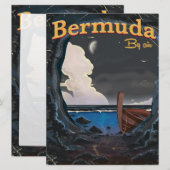 Bermuda vintage travel poster (Front/Back)