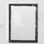 Bermuda vintage travel poster (Back)