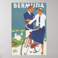 Bermuda Vintage Travel Poster