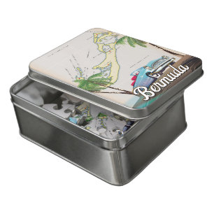 Bermuda vintage travel poster jigsaw puzzle