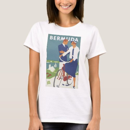 Bermuda Vintage Travel Poster T_Shirt