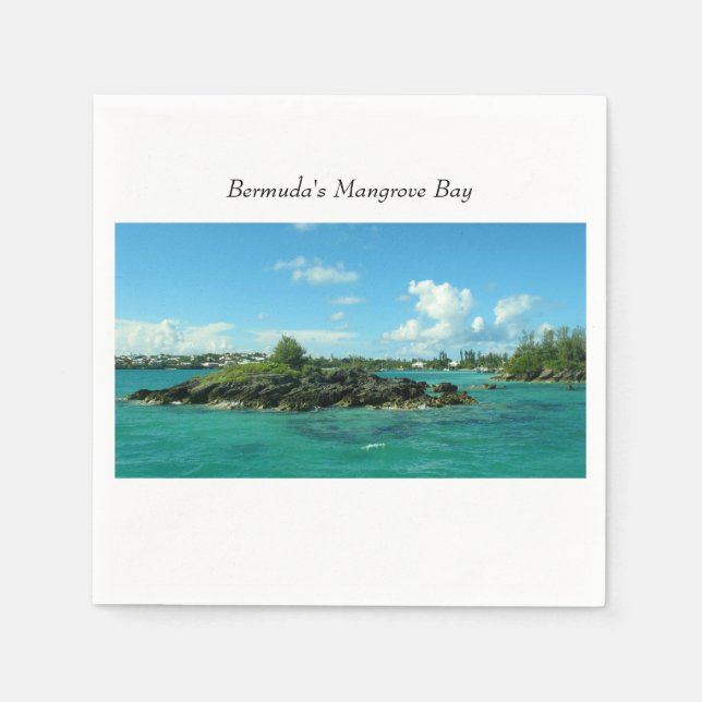 Bermuda's Mangrove Bay Napkins (Front)