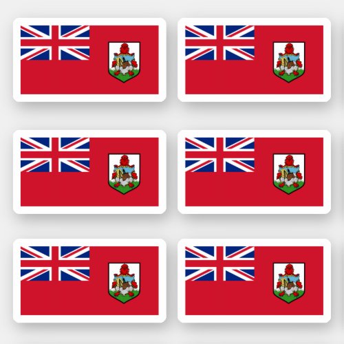 Bermudian flag sticker