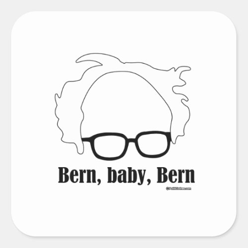 Bern Baby Bern Square Sticker