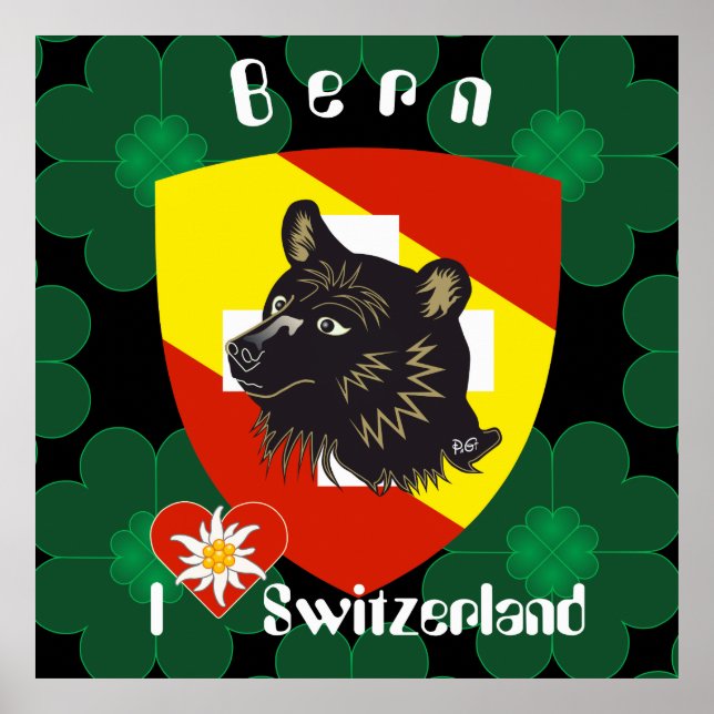 Bern, Berne, Berna, Bärn, Schweiz, Suisse, Poster (Front)