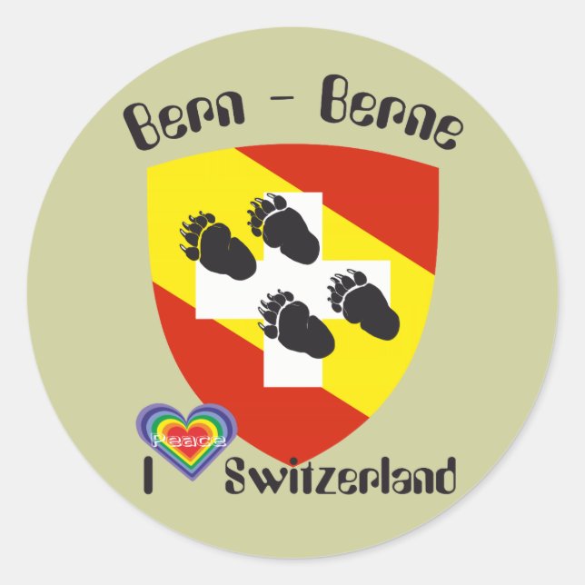 Bern Berne Berna Bärn Switzerland Suisse Sticker (Front)