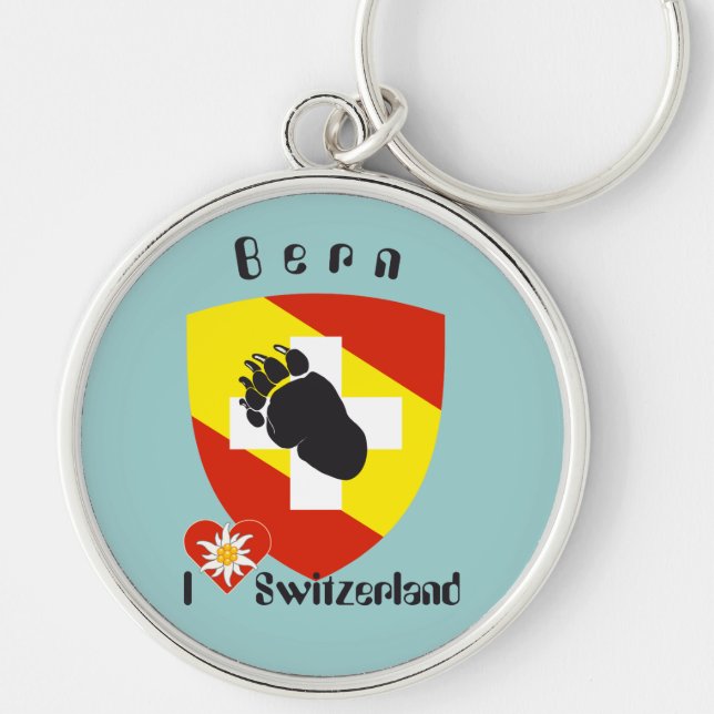 Bern Berne Berna Schweiz Suisse Svizzera Svizra Keychain (Front)