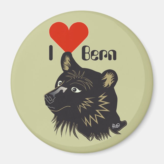 Bern Berne Berna Schweiz Suisse Svizzera Svizra Magnet (Front)