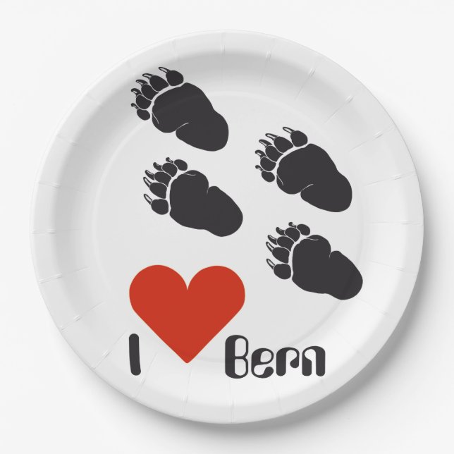 Bern - Berne - Berne Papierteller Paper Plates (Front)