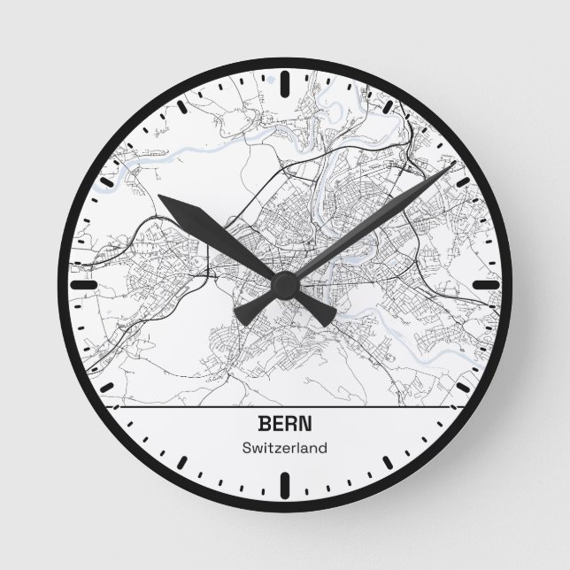 Bern Clock City Line Art (Front)