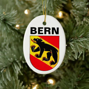Bern coat of arms, SWITZERLAND Ceramic Ornament