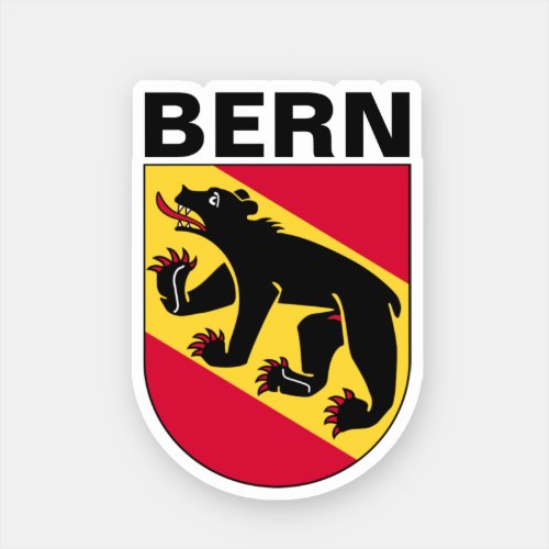 Bern coat of arms SWITZERLAND  Sticker