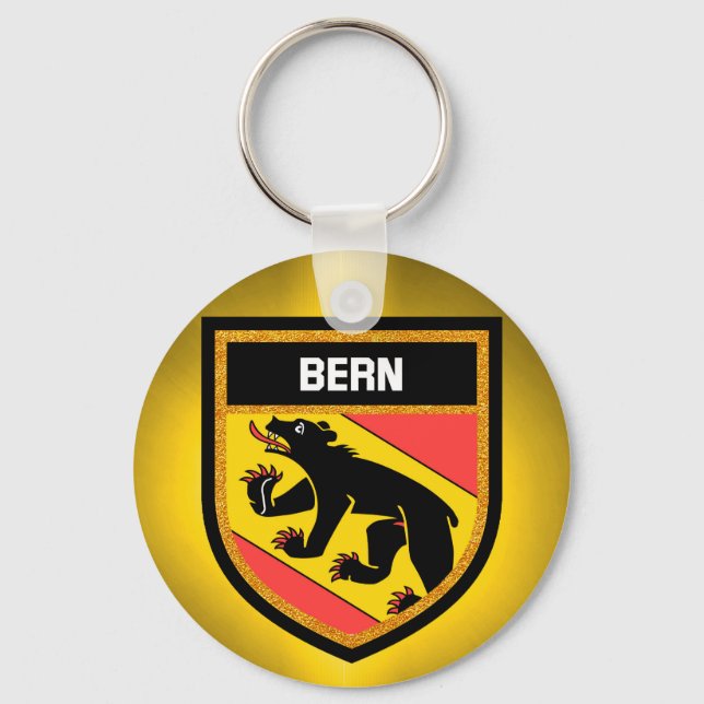 Bern Flag Keychain (Front)