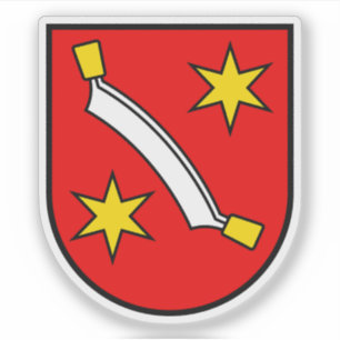 Bern-Mittelland district coat of arms, Switzerland Sticker