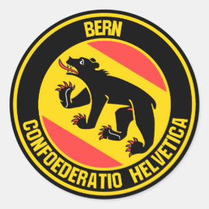 Bern Round Emblem Classic Round Sticker