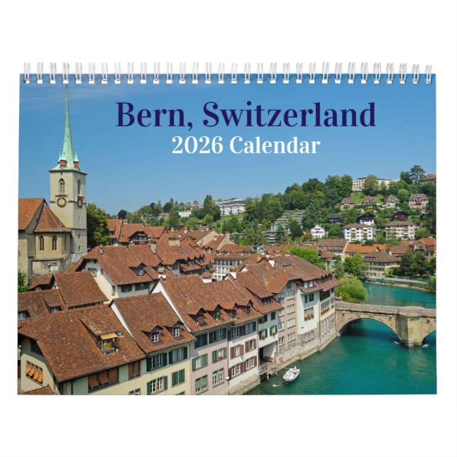 Bern Switzerland 2026 Calendar (Cover)