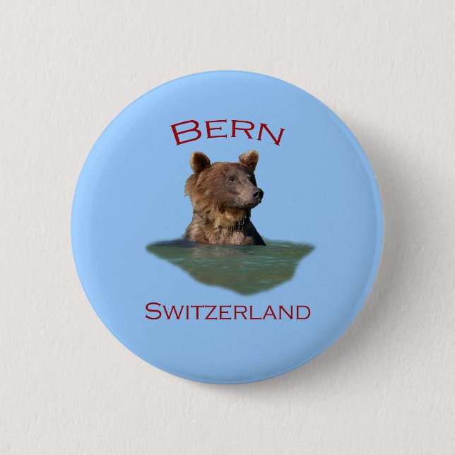 Bern, Switzerland Button (Front)