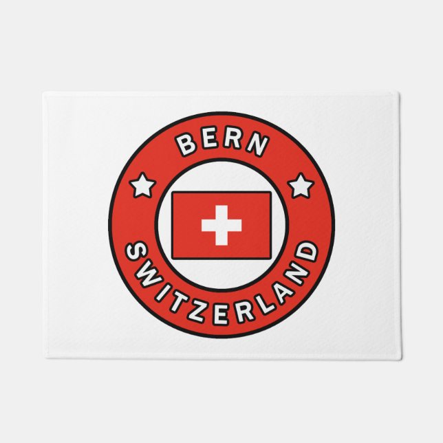 Bern Switzerland Doormat (Front)