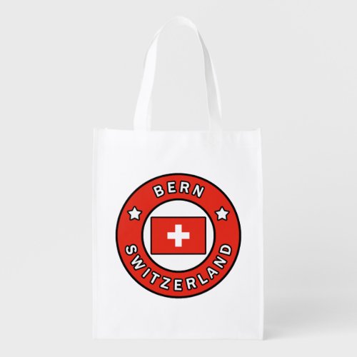 Bern Switzerland Grocery Bag
