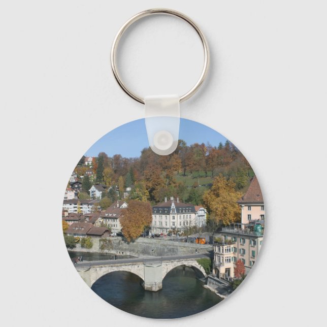Bern, Switzerland Keychain (Front)