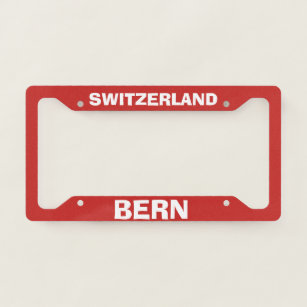 Bern Switzerland License Plate Frame