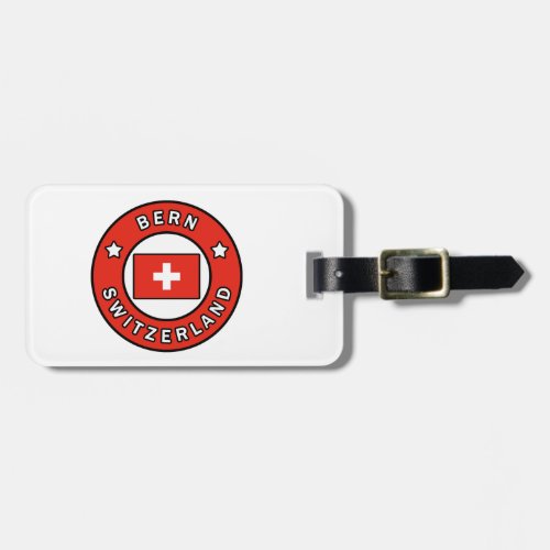 Bern Switzerland Luggage Tag