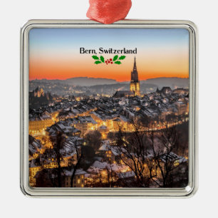 Bern, Switzerland Metal Ornament