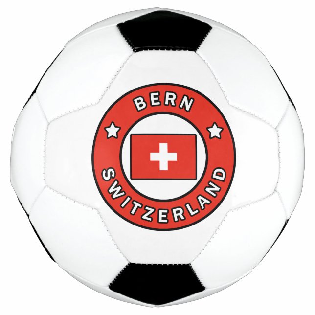 Bern Switzerland Soccer Ball (Front)
