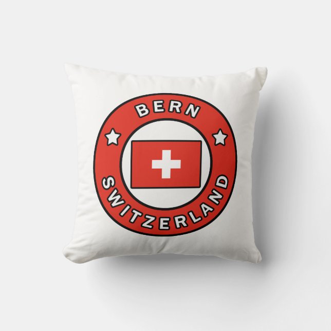 Bern Switzerland Throw Pillow (Front)