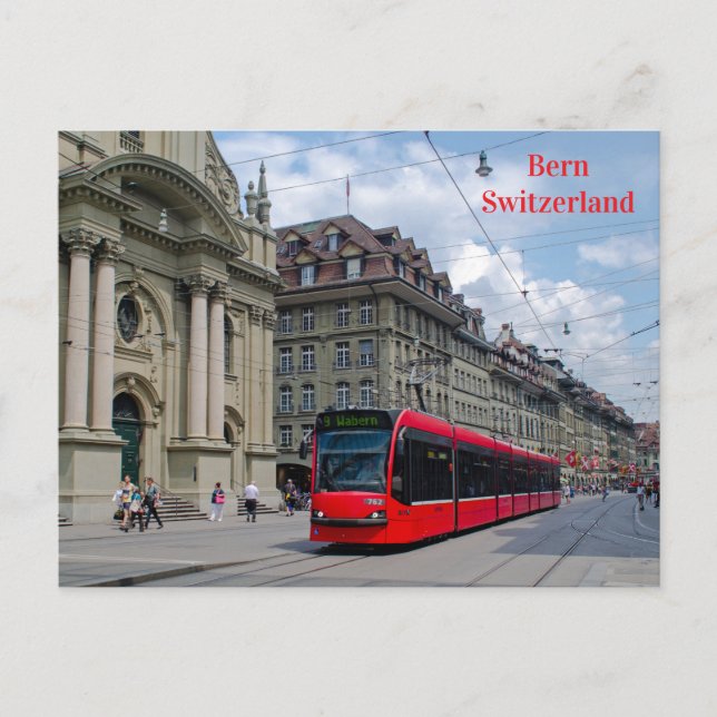 Bern Tram Postcard (Front)