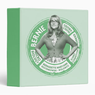 Bernadette Info Graphic 3 Ring Binder