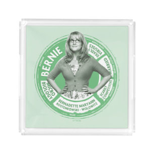 Bernadette Info Graphic Acrylic Tray