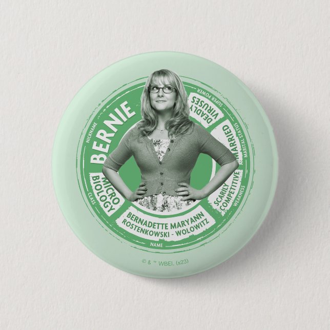 Bernadette Info Graphic Button (Front)