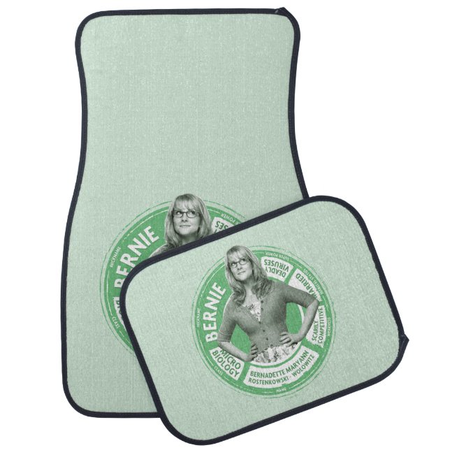 Bernadette Info Graphic Car Floor Mat (Set)
