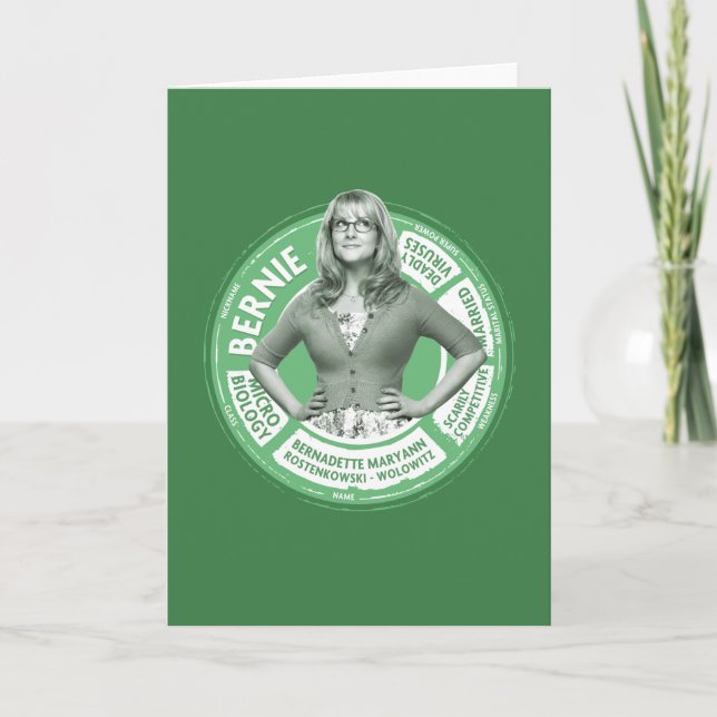 Bernadette Info Graphic Card (Front)