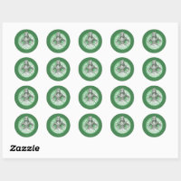 Rock Paper Scissors Classic Round Sticker, Zazzle