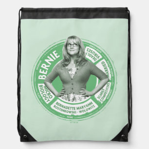 Bernadette Info Graphic Drawstring Bag