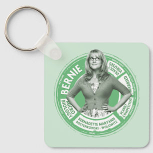 Bernadette Info Graphic Keychain