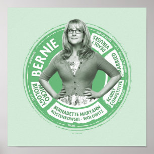 Bernadette Info Graphic Poster