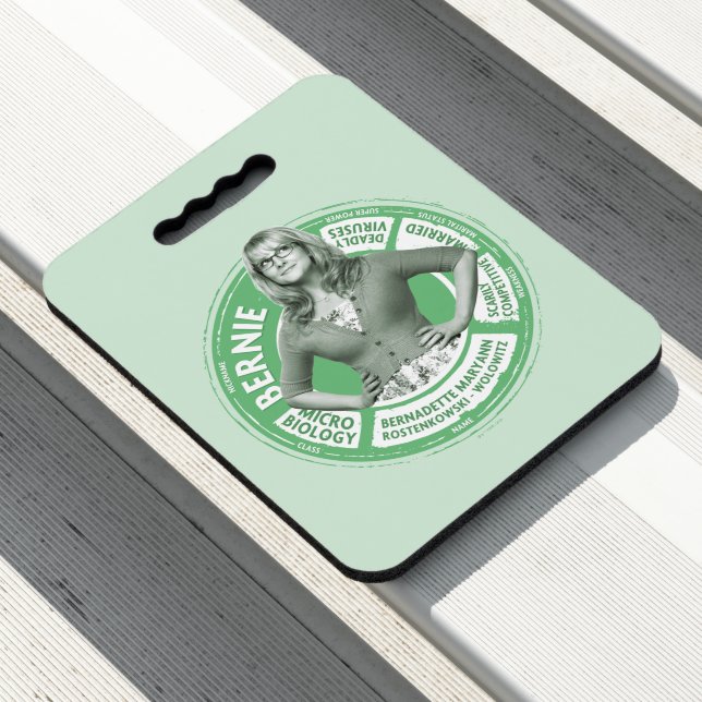 Bernadette Info Graphic Seat Cushion (In Situ)