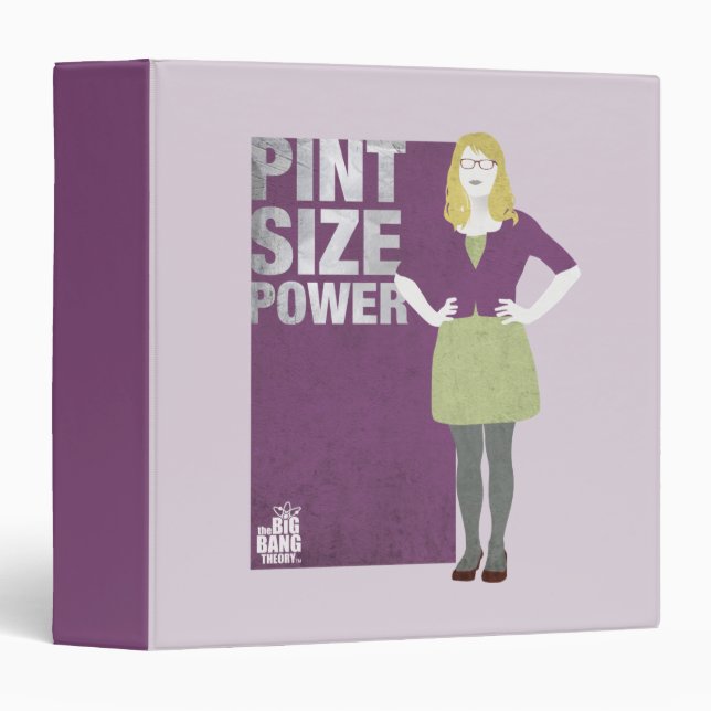 Bernadette | Pint Size Power 3 Ring Binder (Front/Spine)