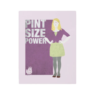 Bernadette Pint Size Power Metal Print